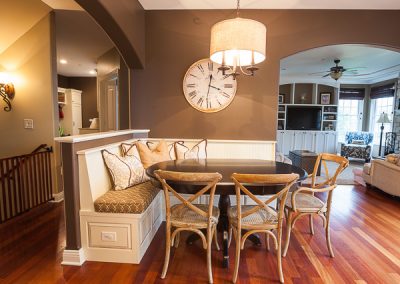 Banquette Cabinetry in Clarendon Hills, Illinois