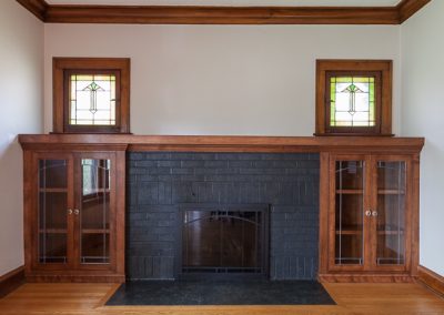 Built-In Fireplace Cabinetry in Elmhurst, Illinois