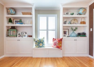 Built-Ins and Bench Seat in Glen Ellyn, Illinois