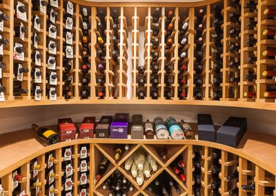 Custom Wine Room in Clarendon Hills, Illinois