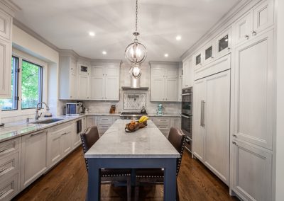 Double Stacked Kitchen Cabinets in Elmhurst, Illinois