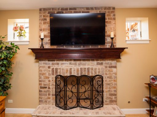 Fireplace Mantel in Clarendon Hills, Illinois