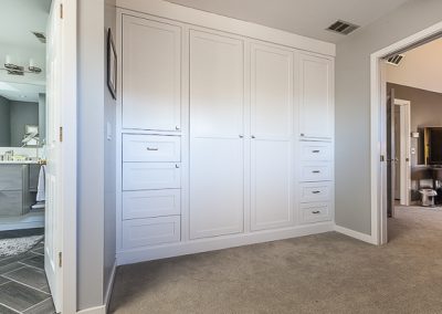 Master Closet Cabinetry Built-Ins in Elmhurst, Illinois