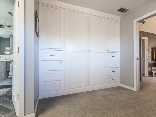 Master Closet Cabinetry Built-Ins in Elmhurst, Illinois