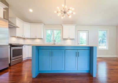 Modern Shaker Kitchen Island in Clarendon Hills, Illinois