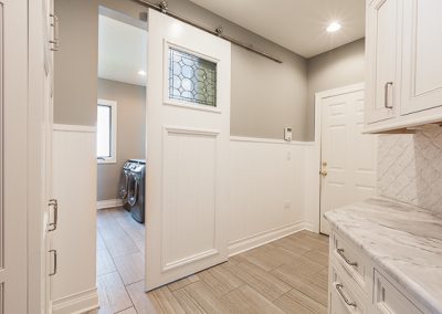 Utility Room and Mudroom Locker Cabinets in Clarendon Hills, Illinois