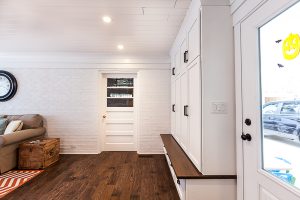 Shaker Mudroom Locker Cabinet in Western Springs, Illinois