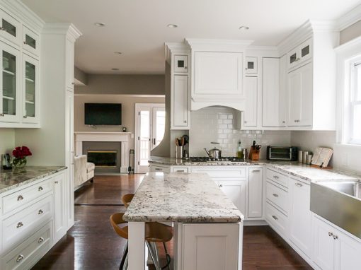 Transitional Inset Kitchen Cabinets in Hinsdale, Illinois