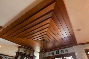 Wood Accent Ceiling in Elmhurst, Illinois