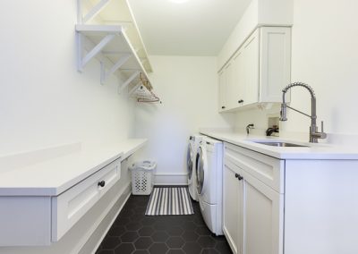 Mudroom and Laundry Room Cabinetry in Glen Ellyn, Illinois