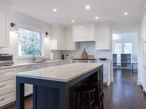 Kitchen Cabinets and Island in Hinsdale, Illinois