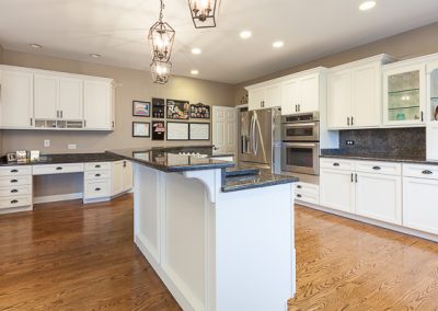 kitchen refinish reface white dove naperville illinois shaker ogee