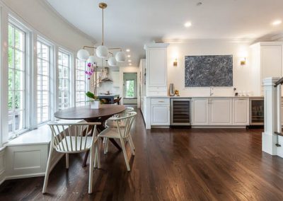 simply white gravel gray kitchen refinish cabinetry modification kitchen remodel shaker