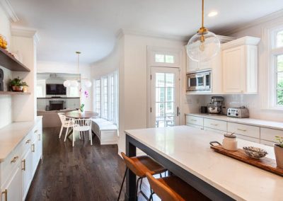 simply white gravel gray kitchen refinish cabinetry modification kitchen remodel shaker