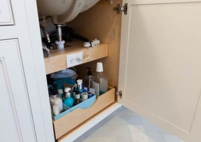 master bath vanity double white beaded inset shaker benjamin moore custom wheatland cabinets illinois clarendon hills