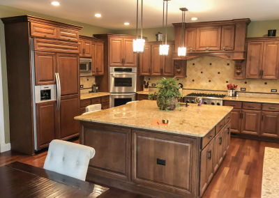 kitchen refinish reface quartz countertops kitchen remodel downers grove illinois