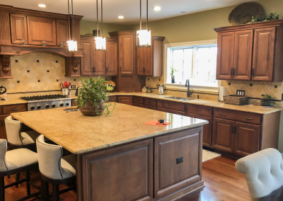 kitchen refinish reface quartz countertops kitchen remodel downers grove illinois