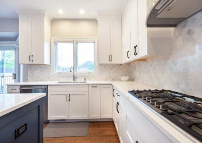 full overlay white hale navy cabinets elmhurst illinois custom kitchen cabinets