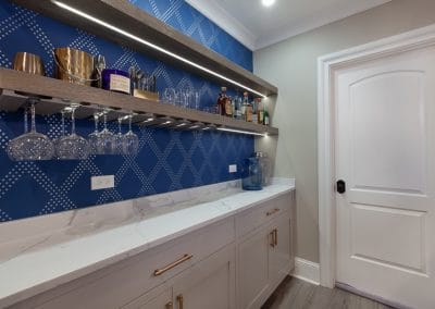 Basement Bar Cabinetry in Hinsdale, Illinois