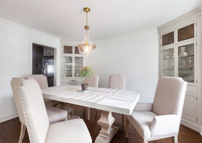 Dining Room Corner Cabinets in Clarendon Hills, Illinois