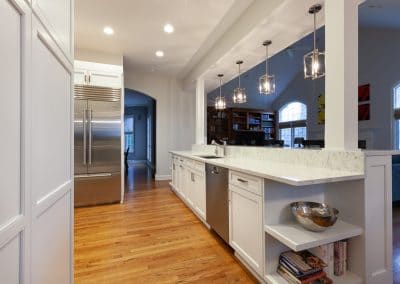 kitchen refinish reface shaker doors quartz countertops white marble backsplash highland park illinois cherry cabinets to white cabinet painting