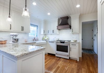 custom kitchen cabinets beaded shaker inset frame white dove naperville illinois farmhouse shiplap