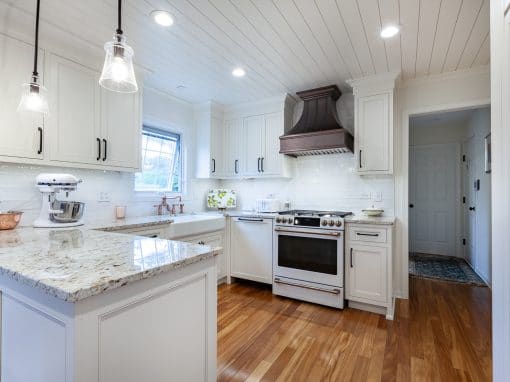 Beaded Inset Farmhouse Style Cabinets in Naperville, Illinois