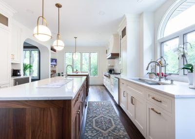 white dove walnut inset cabinets kitchen island white dove banquette