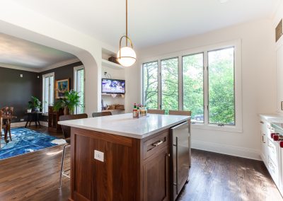 white dove walnut inset cabinets kitchen island white dove banquette