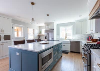 two tone kitchen cabinets shaker full overlay elmhurst illinois tumbled marble quartz