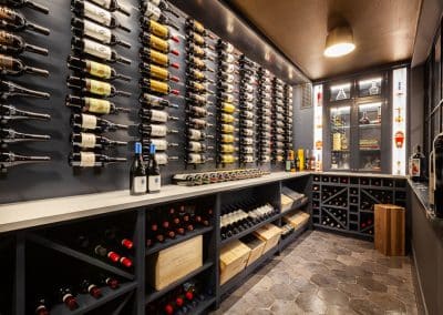 x wine storage sherwin william cyberspace temperature controlled wine room custom wine room cabinetry floor to ceiling cabinetry