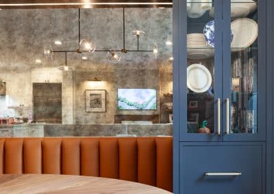 Custom Built-In Banquette Cabinetry in Chicago illinois